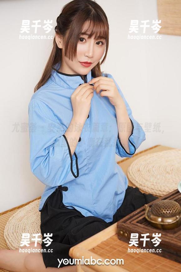 尤蜜荟 - 安然的泳衣篇章：原图与壁纸，心里的小鹿在乱撞。