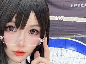 纯粹的诱惑，彩芸_Nebula带你领略无圣光的渐变贝壳白紫写真