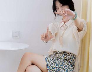 物恋传媒 – 静谧午后，小晴天的秘书角色定制写真